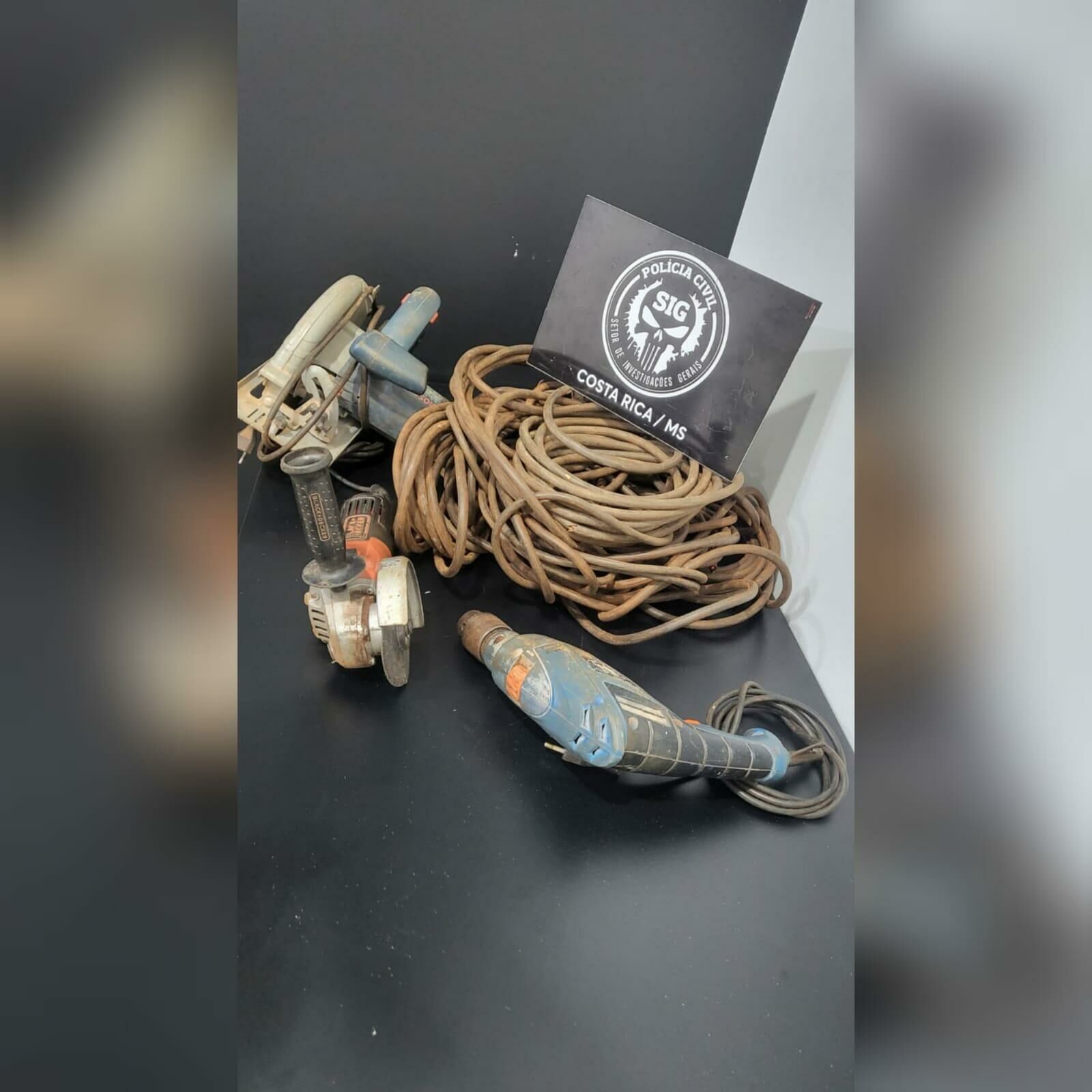 Imagem de compartilhamento para o artigo Polícia Civil de Costa Rica age rápido e prende receptador de ferramentas furtadas da MS Todo dia